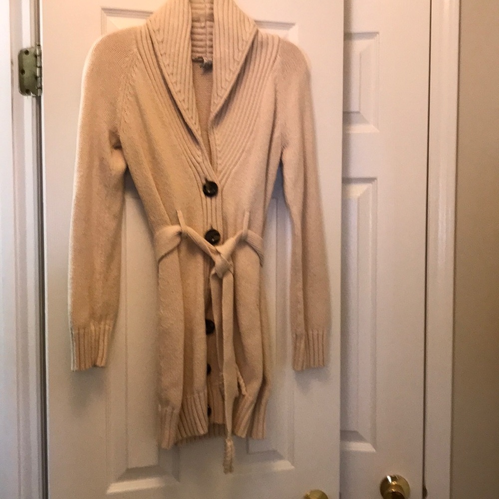 Belted cardigan